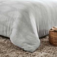thumbnail image 6 of Superior Manali 3-Piece Cotton Woven Comforter Set, King, Grey, 6 of 8