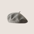 thumbnail image 1 of LinYooLi Hot Selling Autumn And Winter Wool Beret For Girls, Artistic And Retro, Versatile Korean Version Painter Hat, English Solid Color Felt Hat, 1 of 9