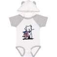 thumbnail image 3 of Inktastic US Flag Westie Boys or Girls Baby Bodysuit, 3 of 5