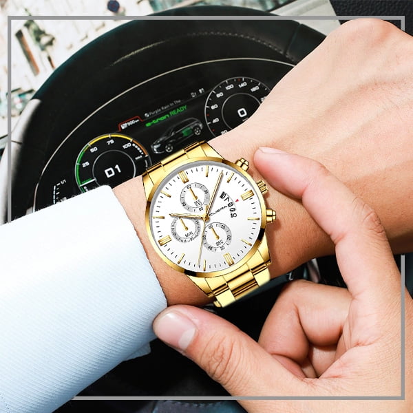 Reloj Ejecutivo correa metalica CUENA Manec Analogo Ejecutivo