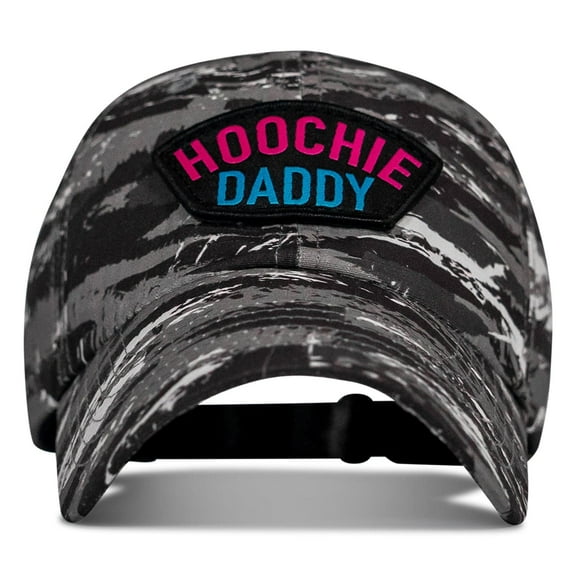 Retro Hoochie Daddy Arched Patch Ripstop Low Pro Operator Hat Midnight Tiger Stripe Camo