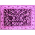 thumbnail image 1 of Ahgly Company Indoor Rectangle Oriental Purple Industrial Area Rugs, 7' x 10', 1 of 4