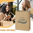 thumbnail image 3 of BagDream 50 Pack Paper Gift Bags 13x7x17 Recyclable Brown Kraft Paper Bags with Handles Bulk Party Bags, Shopping Bags, Retail Bags, Merchandise Bags, 3 of 9