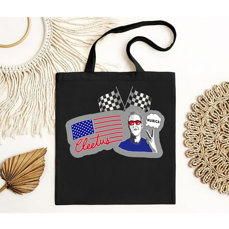 vintage Cleetus Mcfarland Racing S to Made in the USA Tote Bag-TH24016