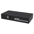 thumbnail image 2 of 2 in 1 Out AV Switch Selector Box 2 Port 3RCA AV Audio Video Switch Splitter Hub Switcher for DVD Player STB HDTV TV Box,1 * Audio Video switcher,Black, 2 of 8