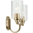 thumbnail image 7 of Kichler 55225CPZFLU Gioe 2 Light 14" Wide Vanity Light - Bronze, 7 of 7