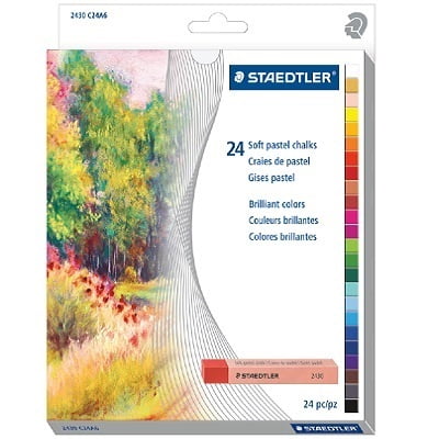 Pastels-Chalk Staedtler, 24 Couleurs