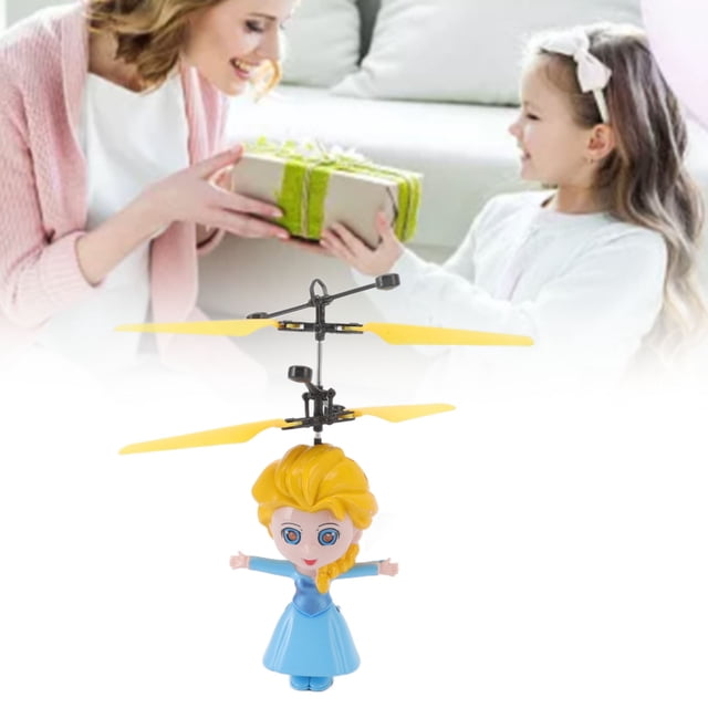 Dron Volador De Inducción, Chip De Suspensión Inteligente RC Flying Ball Dolls Princess Carga USB Cuchillas Reforzadas Para Exteriores
