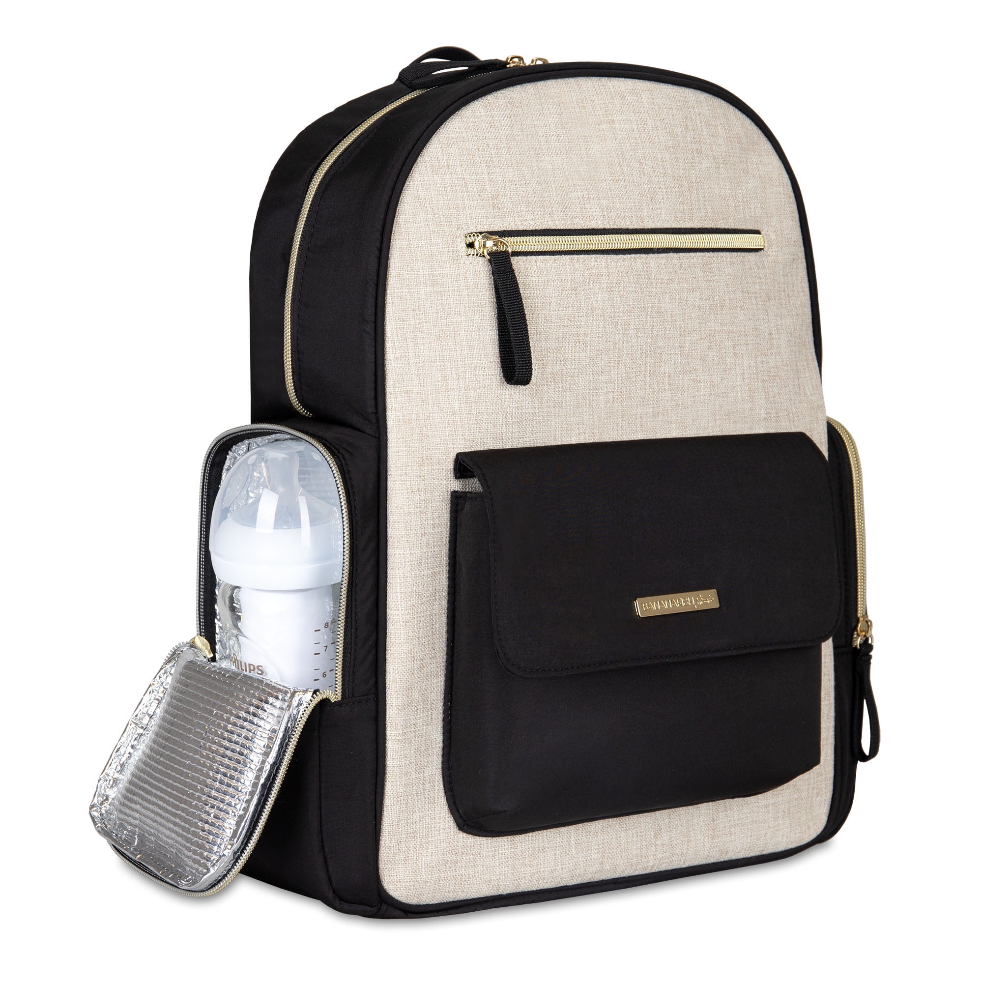 Bananafish Studio Linen Back Pack Diaper Bag, Infant/Toddler