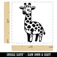 thumbnail image 2 of Cute Baby Giraffe Kawaii Chibi Self-Inking Rubber Stamp Ink Stamper - Black Ink - Small 1 Inch, 2 of 7