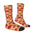 thumbnail image 4 of Yiaed Red Cars Print Great elasticity Crew Socks Sports socks for Men and Women, 4 of 5
