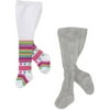 Baby Girls' 2-pack Pattern Knit Tights