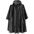 thumbnail image 1 of Rain Poncho ANYOO Waterproof Reusable Hiking Hooded Coat, 1 of 6