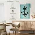 thumbnail image 5 of Elephant Stock Nautical Sign Wall Art - Vertical Multi Panel Canvas - Living Room Wall Decor - Nautical Multi Panel - Blue And Gray Decor - 36" x 57", 5 of 8
