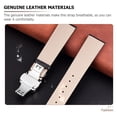thumbnail image 3 of Weiweiguan Genuine Leather Watch Strap Breathable Watchband Cozy Watch Replacement Strap, 3 of 7