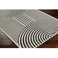 thumbnail image 5 of Hauteloom Deron Hallway, Kitchen Machine Washable Runner Rug - Contemporary - Black, Off White - 2'7" x 7'2", 5 of 8