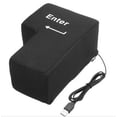 thumbnail image 2 of CY5O5ee Big Enter Key Pillow Button USB Replacement Giant Enter Button Comfortable Oversized Desktop Pillow Gift for Laptop Computer, 2 of 6