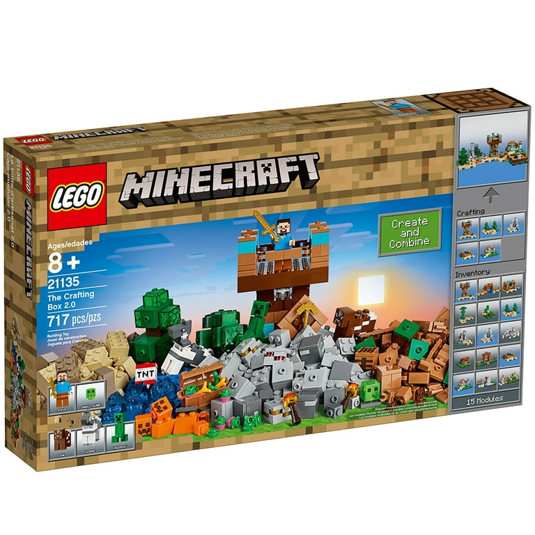 Free Shipping! LEGO Minecraft The Crafting Box 21135 (717