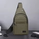 thumbnail image 5 of Mochila bandolera para hombre y mujer, mochila de hombro, mochila de pecho con orificio para auriculares, ideal para senderismo, acampada, excursiones al aire libre, Oxfordcl, otras mochilas de sender, 5 of 6