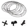 thumbnail image 3 of 3pcs 16 Inch Round Macrame Garland Hoop Wreath Frames Metal Wire Iron Wreath Making Forms Christmas Wreath Stand, 3 of 11