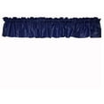 thumbnail image 3 of pintuck taffeta window valance 52 wide navy, 3 of 3
