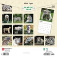 thumbnail image 2 of White Tigers 2025 12 X 24 Inch Monthly Square Wall Calendar Plastic-Free (Wall), 2 of 9