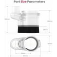 thumbnail image 2 of 65mm CNC Dust Shoe, Compatible with Most 65mm Spindle Motor Router, Hose Adapter 38mm (1.5″), 2 of 7