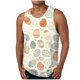 thumbnail image 2 of Camiseta sin mangas de cuello redondo para hombre, ropa de ocio, fitness, para el hogar, pijama, camiseta con estampado a color, blusa deportiva de poliéster para hombre, 2 of 5
