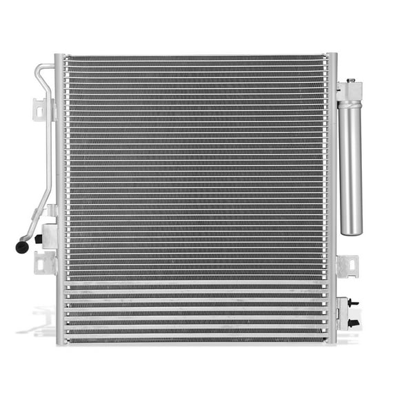 DNA Motoring OE Style Aluminum AC Condenser 3683 for 2008-2012 Jeep Liberty