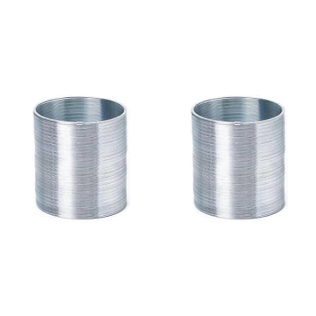 2pcs 80x100mm Giant Magic Rainbow Metal Slinkys Spring Big Classic Walking Jumbo Steel Slinky Toy Spring