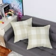 thumbnail image 6 of Square Plaid Polyester Pillow Case Sofa Car Waist Throw Cushion Cover Home Decor, 6 of 6
