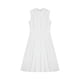 thumbnail image 3 of Lucakuins Vestido largo para mujer, sin mangas, con cuello vuelto, con botones, informal, para fiesta, verano, vestido acampanado Lucakuins moda, 3 of 10