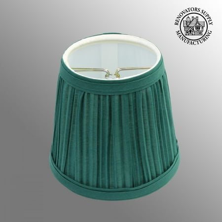 Green Mini Lamp Shades for Table Lamps 4 Tall Pleated Replacement Lampshades Renovators Supply
