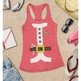thumbnail image 3 of S4E Women's Santa Suit Elf Christmas Holiday Costume Racerback Slim Fit X-Large Red, 3 of 4
