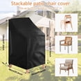 thumbnail image 2 of Funda Impermeable para Sillas Apilables Uranshin 210D Oxford, 2 of 8