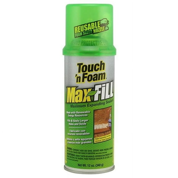 6 Pack of 12 oz Dap 31212 Touch N Foam, MaxFill Maximum Expanding Sealant