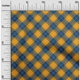 thumbnail image 1 of oneOone Viscose Jersey Fabric Tartan Check Printed Craft Fabric BTY 60 Inch Wide, 1 of 4