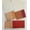 Burgundy, variant on Elegant Design 3-Piece Decorative Bath Hand Towel Set Bathroom Wash Cloth - Scarlet Red & White
