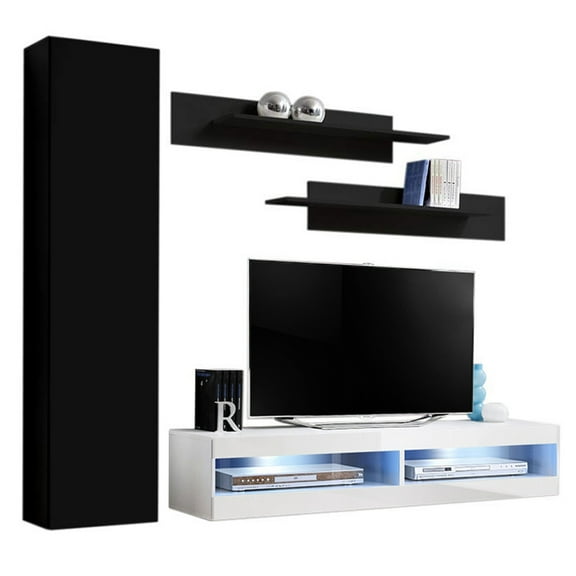 Fly G 34TV Wall Mounted Floating Modern Entertainment Center