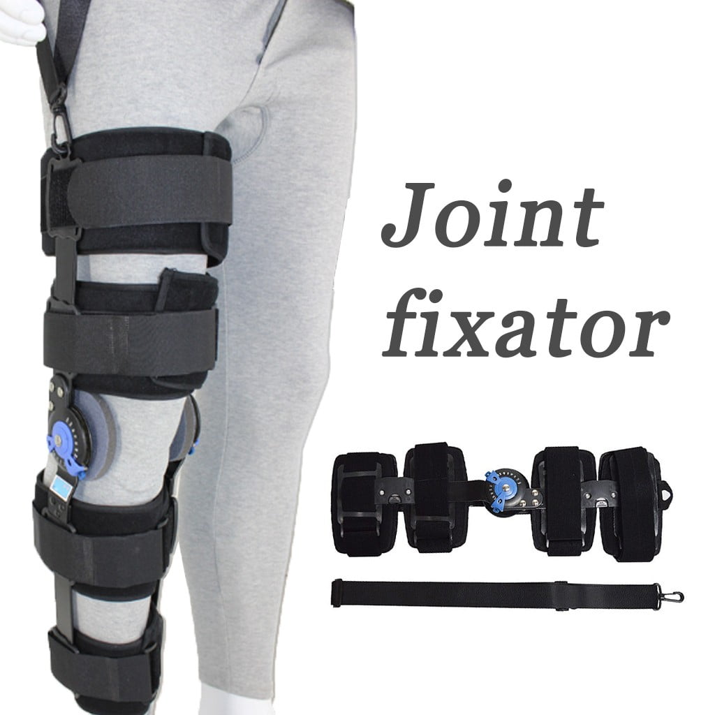 duhgbne adjustable hinged knee brace rom knee immobilizer brace support