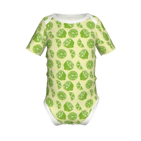 

Junzan Various Lemons Print Short-Sleeve Baby Climbing Clothes Bodysuits for Infant One-Piece for Baby Boys & Girls Baby Clothes Baby Romper with Snap Closure-12 Months