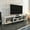 Ephesus Black, variant on Asal 47" Modern Metal Wood TV Stand for 55 inch TV Oud Oak White