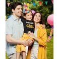 thumbnail image 4 of Birthday Girl Youth Gold Crown Tiara Youth Kids T-Shirt Small Black, 4 of 5