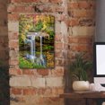 thumbnail image 5 of Epic Graffiti 'Smoky Mountains Autumn Waterfall 2' by Grace Fine Arts Photography, Canvas Wall Art, 12"x18", 5 of 8