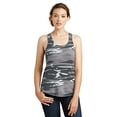 thumbnail image 1 of Alternative Apparel Now Ladies Meegs Printed Racer Tank, 1 of 2