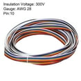 thumbnail image 3 of Uxcell 28 Gauge 10 Conductor Electrical Wire Tinned Copper Cable 25FT Stranded Wire for LED Strips Lamps Residential Wiring, 3 of 5