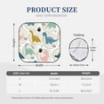 thumbnail image 3 of Xecao Cute Dinosaurs for Foldable Car Sun Shades (2-Pack) offer sun protection with an easy-fold design for convenient windshield shading., 3 of 7