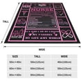 thumbnail image 6 of Nurse Gift Blanket, Nurse Blanket Gift for Women Lightweight Warm Blanket for Living Room Couch Chair Bed Sofa Office 60x50in, 6 of 6