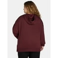 thumbnail image 3 of Athletic Works Women's and Women's Plus Super Soft Hoodie, Sizes XS-4X, 3 of 5