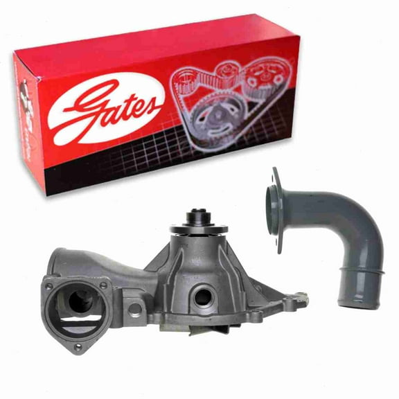 Gates Engine Water Pump compatible with Ford F-350 Super Duty 7.3L V8 1999-2003